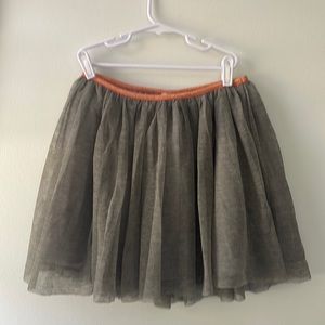 Beautiful gray frilly shimmery skirt. 12-13Y. Zara Girls